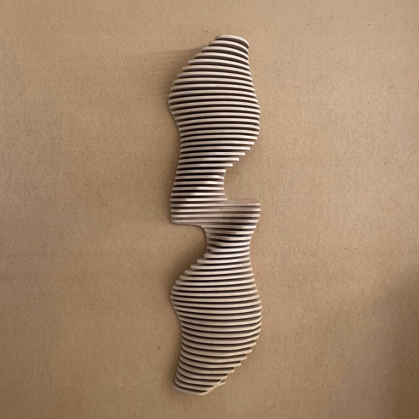 Parametric Wall Art | Vertical 3D Acoustic Panel | Large Wall Hangings | Vertical Wall sculpture | Wood Wall Décor | Living room decorations