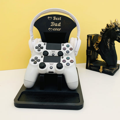 Support de contrôleur personnalisé avec support pour casque