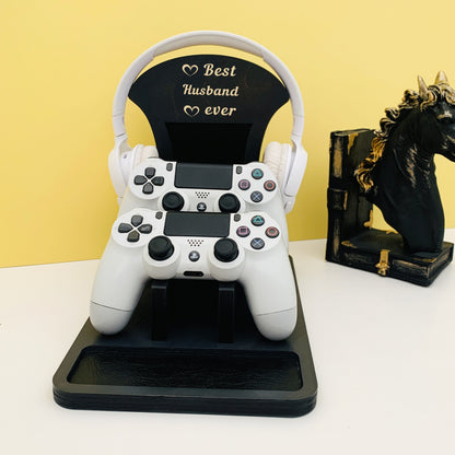 Support de contrôleur personnalisé avec support pour casque