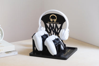 Support de contrôleur ps5 personnalisé, support de contrôleur xbox, support de casque - Venocci 